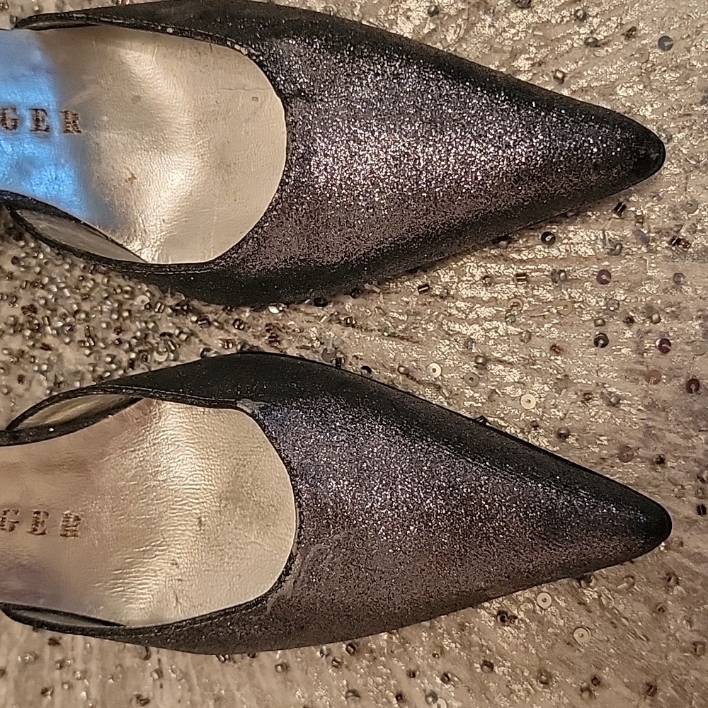Walter Steiger Silver Gray heels